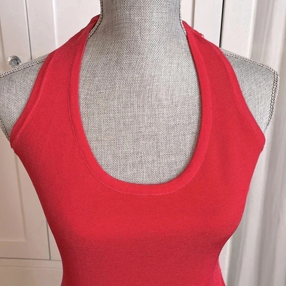 NWOT Coral Bodycon Bandage Racerback Dress, Size L - Picture 2 of 8
